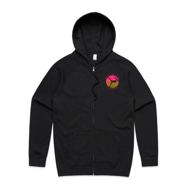 NZ Retro Invert - ZIP Hoodie Thumbnail